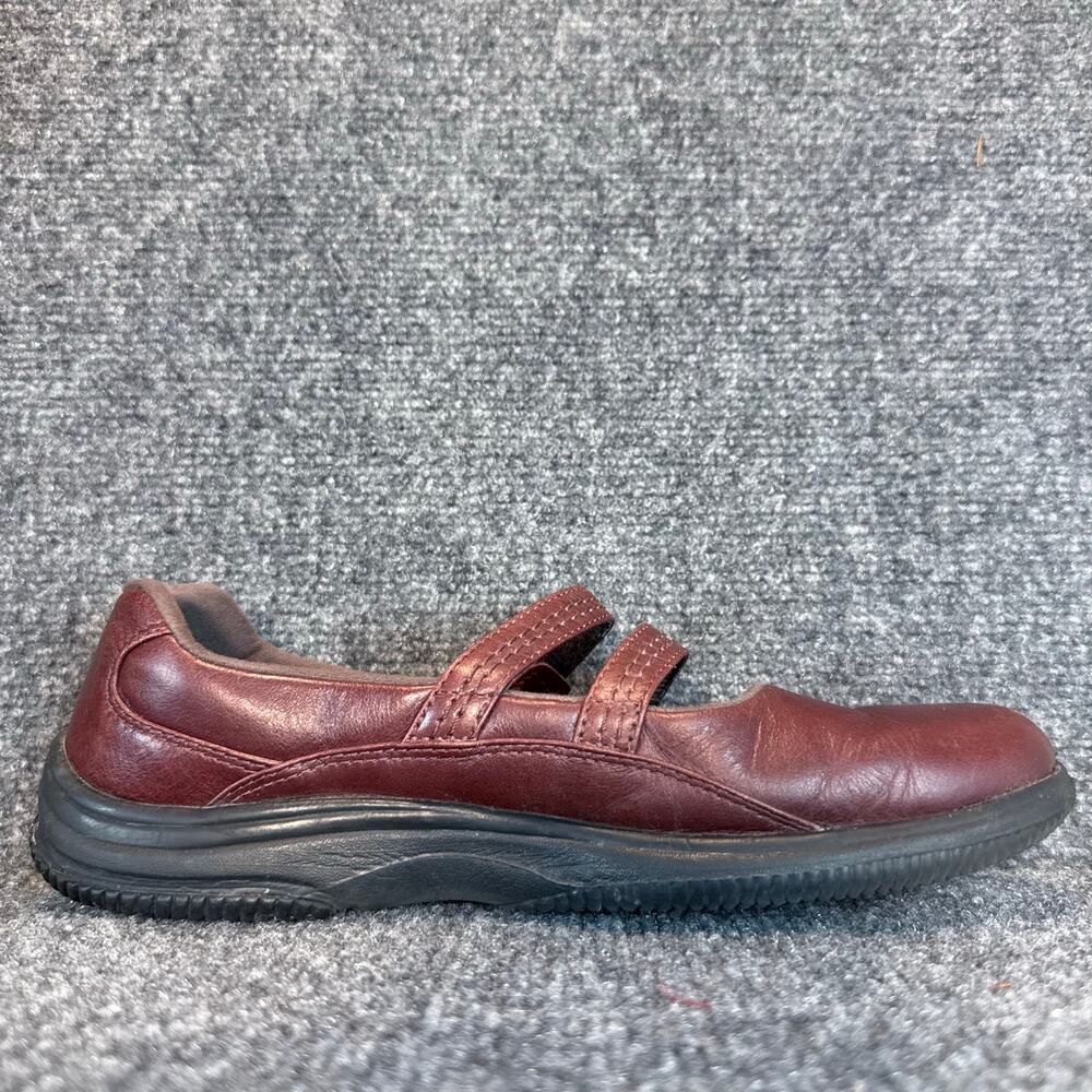 Propet Burgundy Leather Mary Jane Comfort Shoes Walking Womens Size 9 Straps - Picture 2 of 7